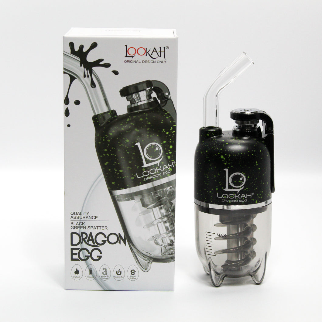 Lookah Dragon Egg E-Rig Bubbler Spatter Edition