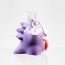 Load image into Gallery viewer, Symbiote Pocket Monster Glass &amp; Vinyl Water Pipe
