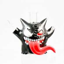 Load image into Gallery viewer, Symbiote Pocket Monster Glass &amp; Vinyl Water Pipe
