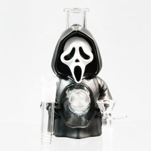 Load image into Gallery viewer, Ghost Face Glass &amp; Vinyl Water Pipe
