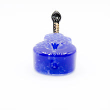 Load image into Gallery viewer, Million Glass Guitar Hand Pipe (Blue)
