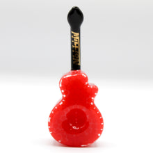 Load image into Gallery viewer, Million Glass Guitar Hand Pipe (Red)
