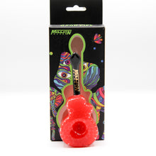 Load image into Gallery viewer, Million Glass Guitar Hand Pipe (Red)
