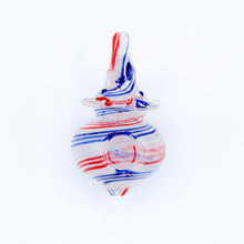 Load image into Gallery viewer, Elephant Hand Pipe (Red, White, Blue)

